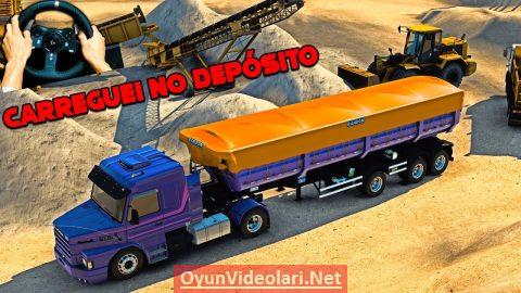 Scania 113h puxando pedra brita  | Euro Truck simulator 2